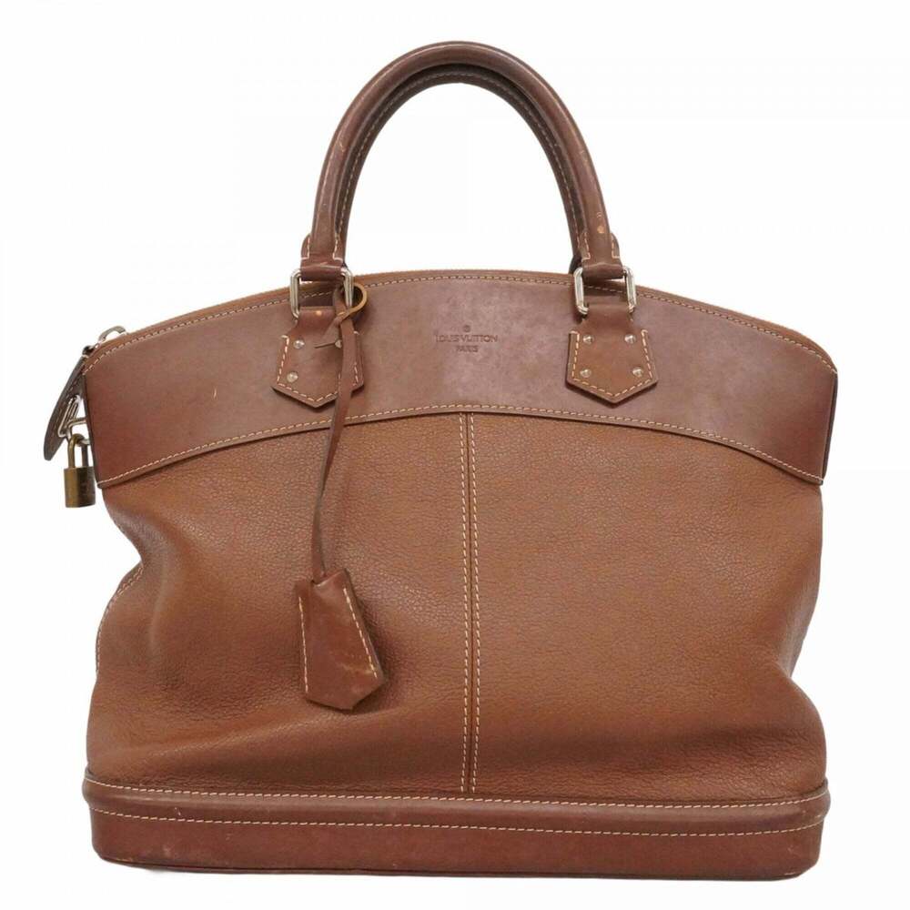 LOUIS VUITTON Brown Lockit MM Bag
